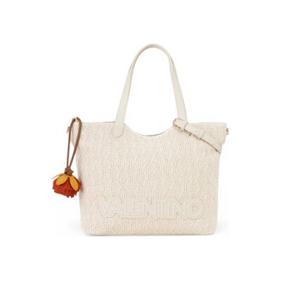 Valentino para mulher. VBS7GG01PAG Saco de compras bege Courmayeur (OSFA), Casual, Poliuretano Valentino para mulher. VBS7GG01PAG Saco de compras bege Courmayeur (OSFA), Casual, Poliuretano