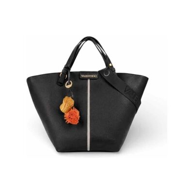 Valentino para mulher. VBS9OV04 Saco de compras preto (OSFA), Casual, Poliuretano Valentino para mulher. VBS9OV04 Saco de compras preto (OSFA), Casual, Poliuretano