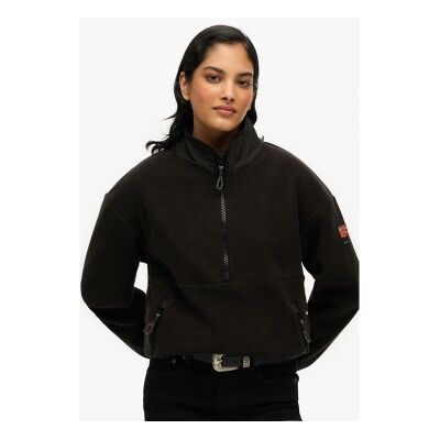 Superdry para mulher. W2012339A Velo ativo preto (8 UK = XS), Casual, Polister Reciclado, Sustentável Superdry para mulher. W2012339A Velo ativo preto (8 UK = XS), Casual, Polister Reciclado, Sustentável