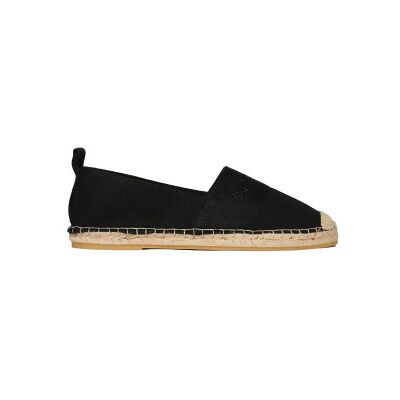Superdry para mulher. WF110289A Alpargatas de lona preta (37), Preto, Tecido, Plano, Nenhum, Casual Superdry para mulher. WF110289A Alpargatas de lona preta (37), Preto, Tecido, Plano, Nenhum, Casual