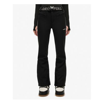 Superdry para mulher. WS110186A Calças Luxe Sky pretas (14 UK = L), Preto, Esportivo, Poliamida, Neve Superdry para mulher. WS110186A Calças Luxe Sky pretas (14 UK = L), Preto, Esportivo, Poliamida, Neve
