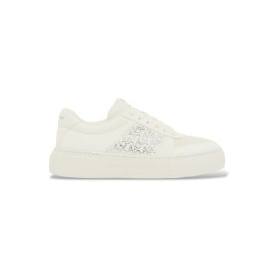 A X Armani Exchange para mulher. XW002788AF23057U0011 Ténis Lifestyle branco (39), Preto, Tecido, 3 a 5cm, Cordão, Esportivo A X Armani Exchange para mulher. XW002788AF23057U0011 Ténis Lifestyle branco (39), Preto, Tecido, 3 a 5cm, Cordão, Esportivo