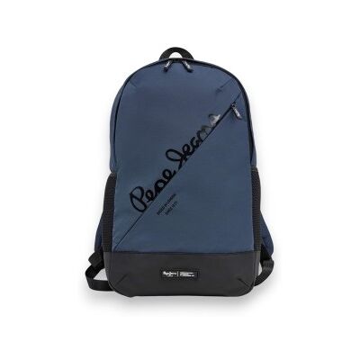 Pepe Jeans para homem. PM0300030 Mochila Kurt Base azul (OSFA), Casual, Poliéster Pepe Jeans para homem. PM0300030 Mochila Kurt Base azul (OSFA), Casual, Poliéster