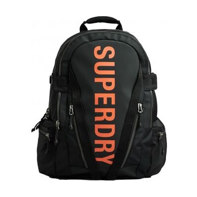 Superdry para homem. Y9110157A Mochila de lona com grafismo Mountain preto (OSFA), Casual, Laranja, Poliéster Superdry para homem. Y9110157A Mochila de lona com grafismo Mountain preto (OSFA), Casual, Laranja, Poliéster