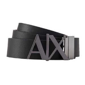 A X Armani Exchange para homem. 951017CC50543120 Cinto de couro preto, azul-marinho (30), Casual, Clássico, Pele A X Armani Exchange para homem. 951017CC50543120 Cinto de couro preto, azul-marinho (30), Casual, Clássico, Pele