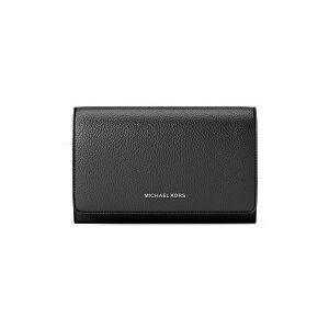 Michael Kors para mulher. 32R6SJ6D3L Carteira grande em pele granulada Jet Set preta (OSFA), Preto, Casual Michael Kors para mulher. 32R6SJ6D3L Carteira grande em pele granulada Jet Set preta (OSFA), Preto, Casual