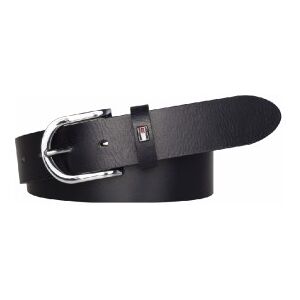 Tommy Hilfiger para mulher. WW0WW11590 Cinto de couro azul-marinho Danny (85cm), Casual, Pele Tommy Hilfiger para mulher. WW0WW11590 Cinto de couro azul-marinho Danny (85cm), Casual, Pele