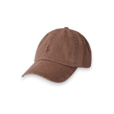 Polo Ralph Lauren para homem. 710980231502 Boné de sarja tingido em peça marrom (OSFA), Casual, Algodão Polo Ralph Lauren para homem. 710980231502 Boné de sarja tingido em peça marrom (OSFA), Casual, Algodão