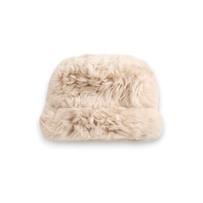 Gant para mulher. 4901036 Boné Shearling bege (OSFA), Clássico, Pele Gant para mulher. 4901036 Boné Shearling bege (OSFA), Clássico, Pele