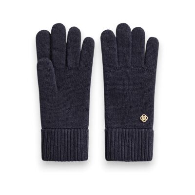 Gant para mulher. 4930023 Luvas casual azul-marinho (OSFA), Lã Gant para mulher. 4930023 Luvas casual azul-marinho (OSFA), Lã