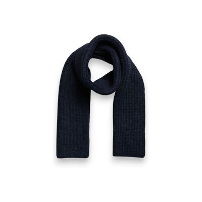 Superdry para mulher. W9310052A Cachecol de canelado Essential marinho (OSFA), Casual, Náilon Superdry para mulher. W9310052A Cachecol de canelado Essential marinho (OSFA), Casual, Náilon