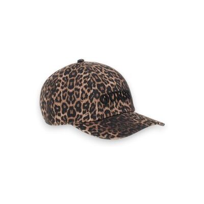 Guess para mulher. AW5613COT01 Boné de beisebol em gabardine estampado marrom (OSFA), Casual, Algodão Guess para mulher. AW5613COT01 Boné de beisebol em gabardine estampado marrom (OSFA), Casual, Algodão