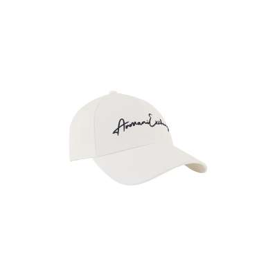 A X Armani Exchange para homem. 954224CC51601519 Boné de basebol branco (OSFA), Casual, Algodão A X Armani Exchange para homem. 954224CC51601519 Boné de basebol branco (OSFA), Casual, Algodão