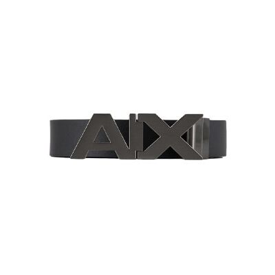 A X Armani Exchange para homem. 951058CC50543120 Cinto de couro preto, azul-marinho (36), Casual, Clássico, Pele A X Armani Exchange para homem. 951058CC50543120 Cinto de couro preto, azul-marinho (36), Casual, Clássico, Pele