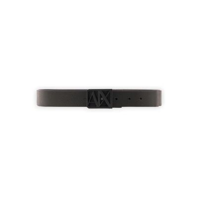 A X Armani Exchange para homem. XM002659AF22849MC038 Cinto Reversível com Logo preto (OSFA), Casual, Pele A X Armani Exchange para homem. XM002659AF22849MC038 Cinto Reversível com Logo preto (OSFA), Casual, Pele