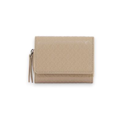 A X Armani Exchange para mulher. XW002601AF22632U6223 Mini carteira bege (OSFA), Casual, Poliuretano A X Armani Exchange para mulher. XW002601AF22632U6223 Mini carteira bege (OSFA), Casual, Poliuretano