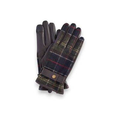 Barbour para mulher. LGL0133 Luvas de pele Aubrey Tartan castanhas (L), Marrom, Casual Barbour para mulher. LGL0133 Luvas de pele Aubrey Tartan castanhas (L), Marrom, Casual