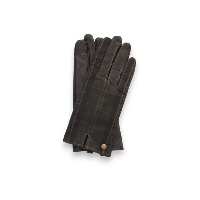 Barbour para mulher. LGL0149 Luvas de pele Scarlet Tartan castanhas (M), Marrom, Casual, Algodão Barbour para mulher. LGL0149 Luvas de pele Scarlet Tartan castanhas (M), Marrom, Casual, Algodão