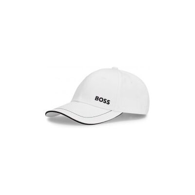 BOSS para homem. 07252767 Branco de touca tecida (OSFA), Casual, Algodão BOSS para homem. 07252767 Branco de touca tecida (OSFA), Casual, Algodão