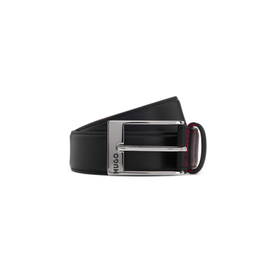 HUGO para homem. 50541174 Cinto Specchio preto (110 cm), Casual, Pele HUGO para homem. 50541174 Cinto Specchio preto (110 cm), Casual, Pele