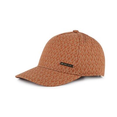 Michael Kors para menina. R30624 Boné castanho com monograma (58), Marrom, Casual, Algodão, moda infantil Michael Kors para menina. R30624 Boné castanho com monograma (58), Marrom, Casual, Algodão, moda infantil