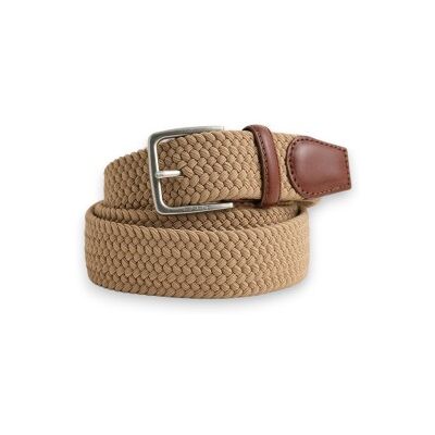 Gant para homem. 9940193 Cinto elástico trançado castanho claro (85/34), Bege, Casual, Clássico, Poliéster Gant para homem. 9940193 Cinto elástico trançado castanho claro (85/34), Bege, Casual, Clássico, Poliéster