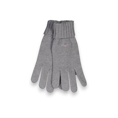 Gant para homem. 9910047 Luvas Blend Logo Gloves cinza (OSFA), Casual, Algodão Gant para homem. 9910047 Luvas Blend Logo Gloves cinza (OSFA), Casual, Algodão