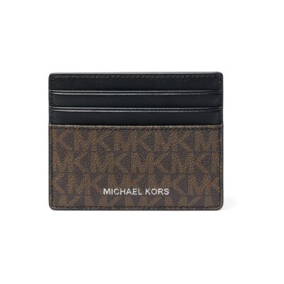 Michael Kors para homem. 39F9LGYD2B Porta-cartões Greyson grande com logótipos castanho, preto (OSFA), Marrom, Casual, Lona Michael Kors para homem. 39F9LGYD2B Porta-cartões Greyson grande com logótipos castanho, preto (OSFA), Marrom, Casual, Lona