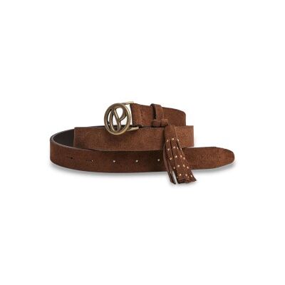 Pepe Jeans para mulher. PL020858 Cinto de couro castanho Athelea (M), Marrom, Casual, Pele, Sustentável Pepe Jeans para mulher. PL020858 Cinto de couro castanho Athelea (M), Marrom, Casual, Pele, Sustentável
