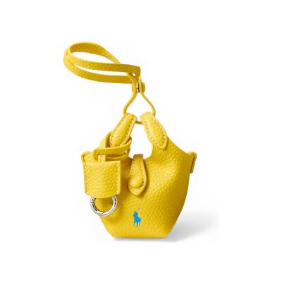 Polo Ralph Lauren para mulher. 427P17791002 Charm Shiny Drum amarelo (OSFA), Casual, Pele Polo Ralph Lauren para mulher. 427P17791002 Charm Shiny Drum amarelo (OSFA), Casual, Pele