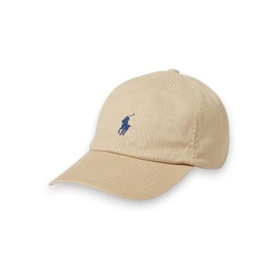Polo Ralph Lauren unisex para criança. 323552489002 Boné chino de algodão bege (OSFA), Casual, moda infantil Polo Ralph Lauren unisex para criança. 323552489002 Boné chino de algodão bege (OSFA), Casual, moda infantil