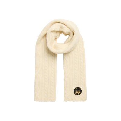 Superdry para mulher. W9310079A Cachecol de malha de luxo com cordão bege (OSFA), Casual, Náilon Superdry para mulher. W9310079A Cachecol de malha de luxo com cordão bege (OSFA), Casual, Náilon