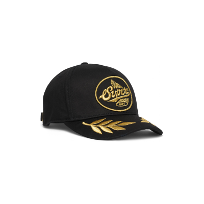 Superdry para mulher. Y9010201A Boné Laurel Trucker preto (OSFA), Casual, Algodão Superdry para mulher. Y9010201A Boné Laurel Trucker preto (OSFA), Casual, Algodão