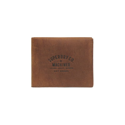 Superdry para homem. W9810180A Carteira de couro Mercadorias castanho (OSFA), Marrom, Casual, Pele Superdry para homem. W9810180A Carteira de couro Mercadorias castanho (OSFA), Marrom, Casual, Pele