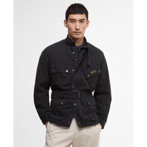 Barbour international para homem. MCA1069 Casaco A7 preto (L), Casual, Algodão Barbour international para homem. MCA1069 Casaco A7 preto (L), Casual, Algodão