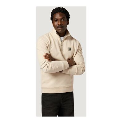 Belstaff para homem. 106570 Moletom Quarter Zip beige (S), Bege, Casual, Algodão, Manga comprida Belstaff para homem. 106570 Moletom Quarter Zip beige (S), Bege, Casual, Algodão, Manga comprida