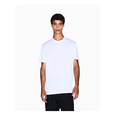 A X Armani Exchange para homem. XM001281AF10361U0002 T-shirt diária branca (XXL), Branco, Casual, Algodão, Manga curta A X Armani Exchange para homem. XM001281AF10361U0002 T-shirt diária branca (XXL), Branco, Casual, Algodão, Manga curta