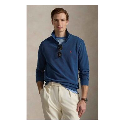 Polo Ralph Lauren para homem. 710970583002 Pólo de piqué Slim Fit personalizado azul-marinho azul-marinho índigo (L), Casual, Algodão, Cláss Polo Ralph Lauren para homem. 710970583002 Pólo de piqué Slim Fit personalizado azul-marinho azul-marinho índigo (L), Casual, Algodão, Cláss