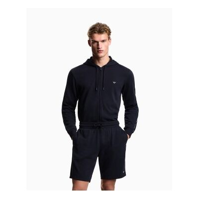 Emporio Armani para homem. EM000495_AF18887 Bermudas de roupa de estar em casa, azul-marinho (S), Casual, Algodão Emporio Armani para homem. EM000495_AF18887 Bermudas de roupa de estar em casa, azul-marinho (S), Casual, Algodão