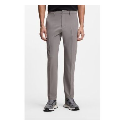 BOSS para homem. 50534303 Calças slim fit em tecido elástico cinzento (48), Casual, Cinza, Algodão BOSS para homem. 50534303 Calças slim fit em tecido elástico cinzento (48), Casual, Cinza, Algodão