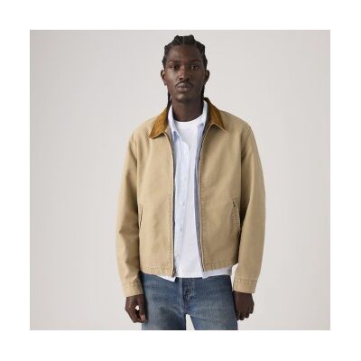Levis para homem. 005AF-0004 Casaco Castro castanho com fecho completo (XL), Marrom, Casual, Algodão Levis para homem. 005AF-0004 Casaco Castro castanho com fecho completo (XL), Marrom, Casual, Algodão