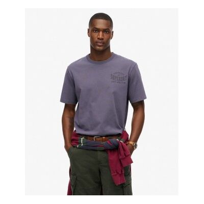 Superdry para homem. M1012176A Camiseta Gráfica Vintage Athletic Essential Cinza (M), Casual, Algodão, Manga curta Superdry para homem. M1012176A Camiseta Gráfica Vintage Athletic Essential Cinza (M), Casual, Algodão, Manga curta