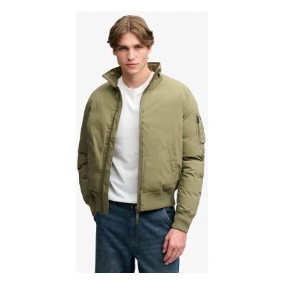Superdry para homem. M5012441A Jaqueta bomber MA1 verde (S), Casual, Náilon Superdry para homem. M5012441A Jaqueta bomber MA1 verde (S), Casual, Náilon