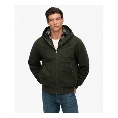 Superdry para homem. M5012234A Jaqueta Canvas Surplus com Capuz verde (XXL), Casual, Algodão Superdry para homem. M5012234A Jaqueta Canvas Surplus com Capuz verde (XXL), Casual, Algodão