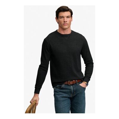 Superdry para homem. M6010973A Camiseta de manga longa Slub Waffle preta (XXL), Preto, Casual, Algodão Superdry para homem. M6010973A Camiseta de manga longa Slub Waffle preta (XXL), Preto, Casual, Algodão