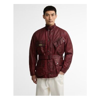 Barbour para homem. MCA1155 Jaqueta Distressed 90th Anniversary A7 bordô (38), Vermelho, Casual, Algodão, Borgonha Barbour para homem. MCA1155 Jaqueta Distressed 90th Anniversary A7 bordô (38), Vermelho, Casual, Algodão, Borgonha