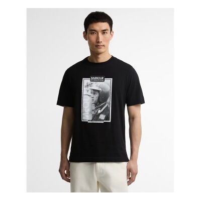 Barbour para homem. MTS1664 Camiseta SMQ Ramshaw preto (M), Casual, Algodão, Manga curta Barbour para homem. MTS1664 Camiseta SMQ Ramshaw preto (M), Casual, Algodão, Manga curta