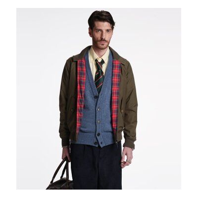 Baracuta para homem. BRCPS3001UT3124 Jaqueta Harrington G9 verde oliva (S), Casual, Poliéster Baracuta para homem. BRCPS3001UT3124 Jaqueta Harrington G9 verde oliva (S), Casual, Poliéster