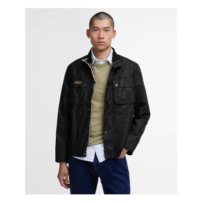 Barbour international para homem. MWX2455 Casaco Merton preto (L), Casual, Algodão Barbour international para homem. MWX2455 Casaco Merton preto (L), Casual, Algodão