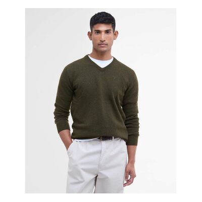 Barbour para homem. MKN0341 Camisola Essential V verde (XL), Casual, Lã Barbour para homem. MKN0341 Camisola Essential V verde (XL), Casual, Lã